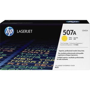 Hp 507a Original Laser Toner Cartridge - Yellow - 1 Pack - 6000 Pages