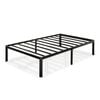 Zinus Single Bed Frame Metal Base Steel Slats - Black
