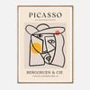 Galrie Picasso's Les Dejeuners Dessins - Iconic Modernist Art Print for Home Decor, Wood Frame, A0 84 x 119cm (33 x 47inch)
