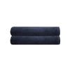 2pc Bambury Ultra soft Chateau Bath Towel 68x137cm Navy Cotton Woven