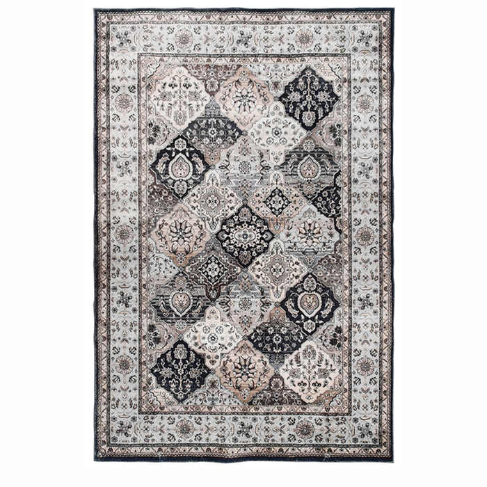 Fab Habitat 60x180cm Multicolour Shilloi Machine Washable Rug