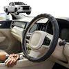 Australian Goose Steering Wheel Cover for Mitsubishi Triton Double Cab 1996 - 2006 (MK) Circle Black