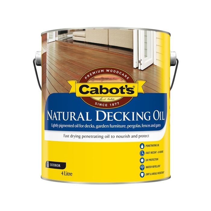 Cabot's 4L Natural Decking Oil