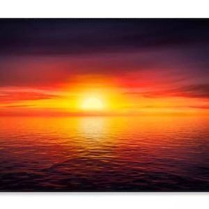 Sunset Sky at Ocean Background  Print 100% Australian Made 120x90cm  (Poster)