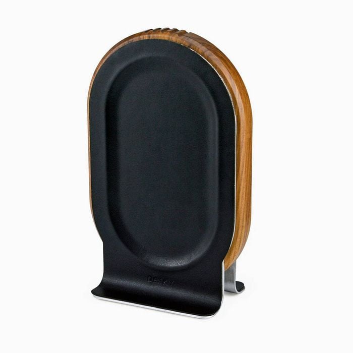 Desky Premium Wooden Headphone Stand - Walnut