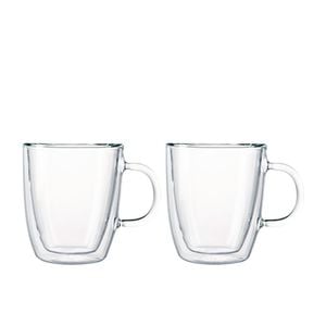Bodum Bistro Double Wall Mug 300ml Set of 2