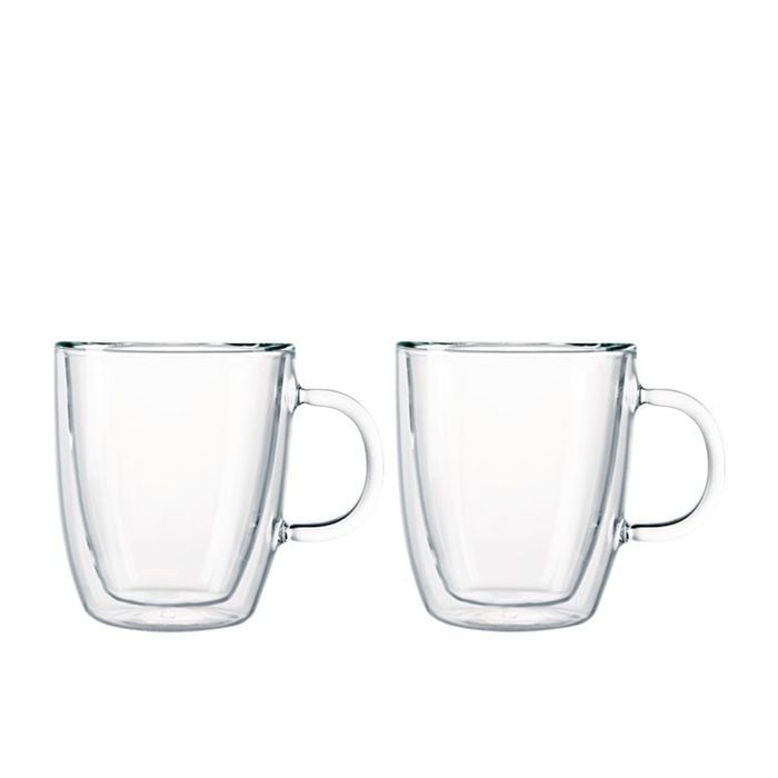 Bodum Bistro Double Wall Mug 300ml Set of 2