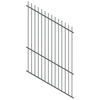 ProtectorAl 0350-1200W x 1800H Monument Picket Top Pool Fence Panel Raked 16-30º