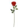 50cm Red Open Rose Artificial Flower