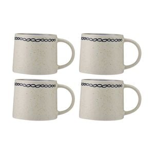 4pk Maxwell & Williams The Mug Club Indigo Blue Mug 330ml - Link