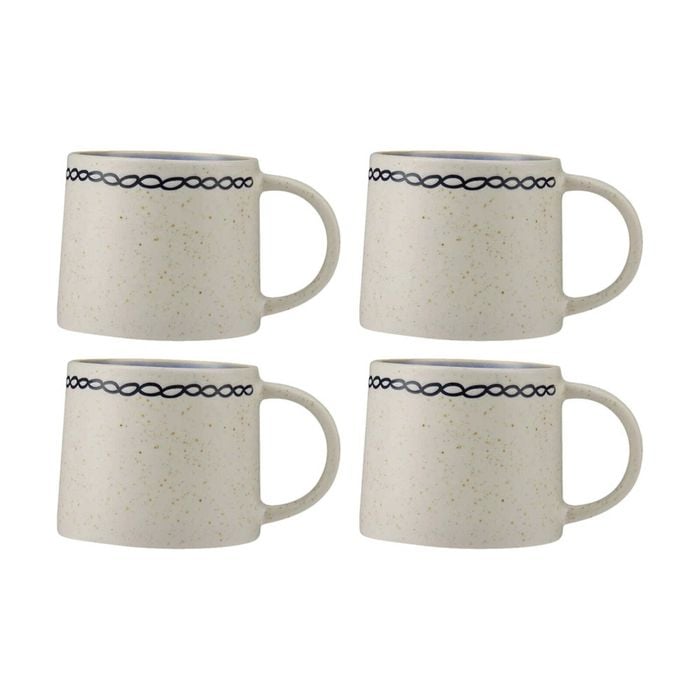 4pk Maxwell & Williams The Mug Club Indigo Blue Mug 330ml - Link
