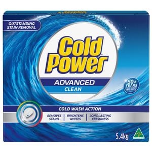 Cold Power 5.4kg Advanced Clean Powder Laundry Detergent