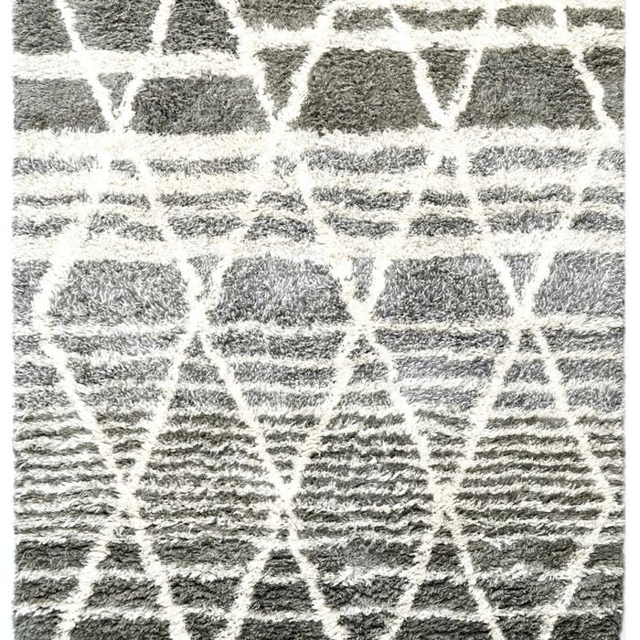 Luxurious Handmade Wool Rug - Comfy 6228 - Grey - 120x180cm