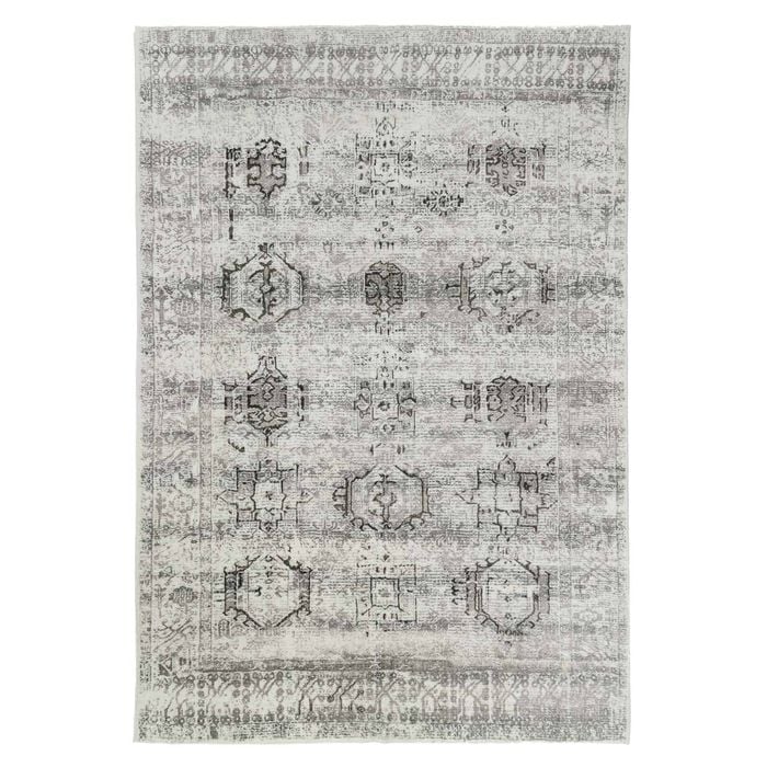 Loopsie-230cm X 160cm-evren Brown Tribal Washable Rug