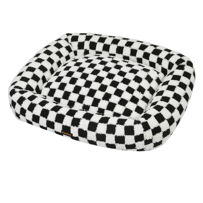 PaWz S Size Checkerboard Pattern Pet Bed