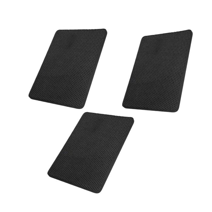 Yes4pets 3x Double Layer Cat Litter Tray Trap Mat Catch Cat Litter House Box Pad Toilet Mat 58 X 76cm