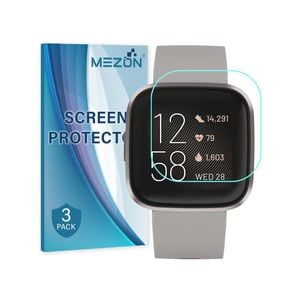 3 Pack MEZON Fitbit Versa 2 Ultra Clear TPU Film Screen Protectors
