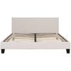 Monica PU Leather Queen Bed Frame - White
