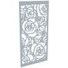 ProtectorAl 300-1200 x 1201-2400mm Silver Matt/Gloss White Roses Unframed Composite Deco Panel