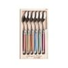 Laguiole Jean Neron 6pc. Soup/dessert Spoon Set - Mixed Colour