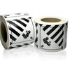 NLP 50x50mm Lithium battery label - Single Roll