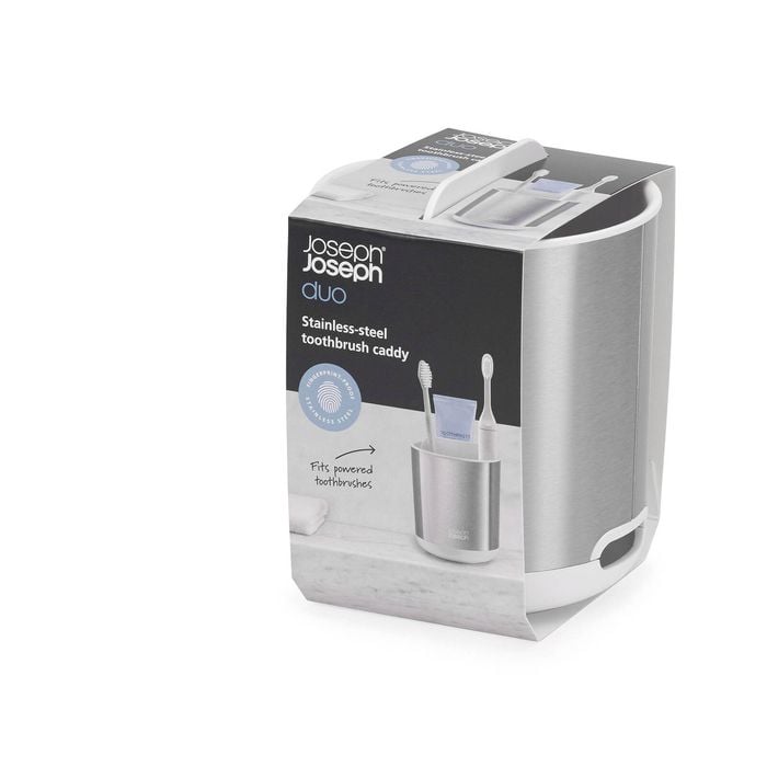 Joseph Joseph Duo Stainless-Steel Toothbrush Caddy