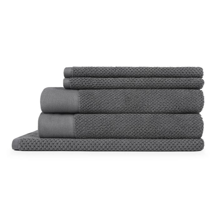 Sheraton Luxury Marlon 5PC Towel Pack - Charcoal