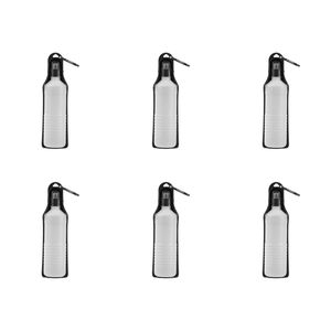 6PK Paws & Claws 500ml Pet Dog/Cat Travel Water Drinking Bottle Portable Asst