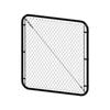 PEAK Chain Link Fencing 1200mm Black Steel Adjustable Gate