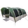 vidaXL Family Tent Tunnel 8-Person Green Waterproof tent garden tent