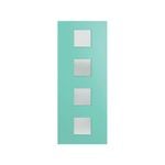 Hume Doors 1980 x 810 x 40mm Nexus 20 Glazed Clear Entrance Door