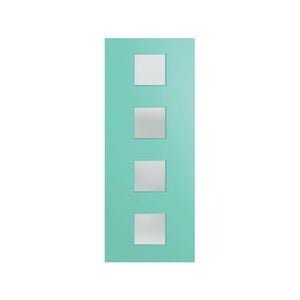 Hume Doors 1980 x 810 x 40mm Nexus 20 Glazed Clear Entrance Door