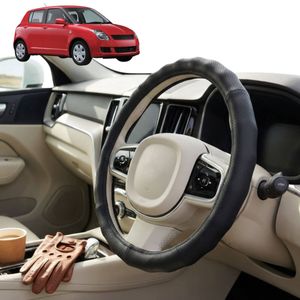 Australian Goose Steering Wheel Cover for Suzuki Swift Sport 2005 - 2012 (RS, FZ) Circle Black