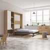 EzSpace Queen NOBU Vertical Wallbed with Cabinet