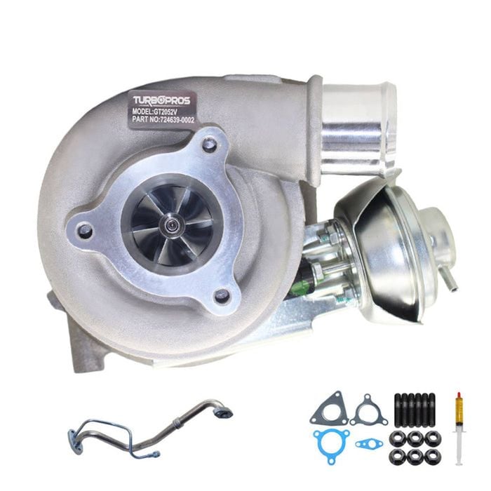 Upgrade Billet Turbo Charger With Genuine Oil Feed Pipe For Nissan Patrol Gu Zd30 3.0l Fits Crd 2007 Onwards