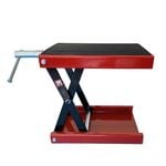 Taurus Legend 500kg Capacity Motorcycle Scissor Lift Jack Stand Red