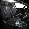 Australian Goose Edition Front Seat Covers for Honda CR-V 2017 - 2022 (RW) - Suede, Universal Fit - Black
