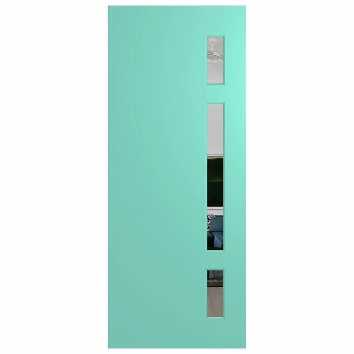 Hume Doors 1980 x 810 x 40mm Newington XN2 Entrance Door Glazed Clear