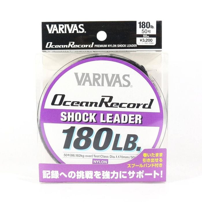 Varivas Ocean Record Nylon Shock Fishing Leader 50m 180lb