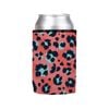 Stubbyz Coral Leopard Print Stubby Cooler Standard
