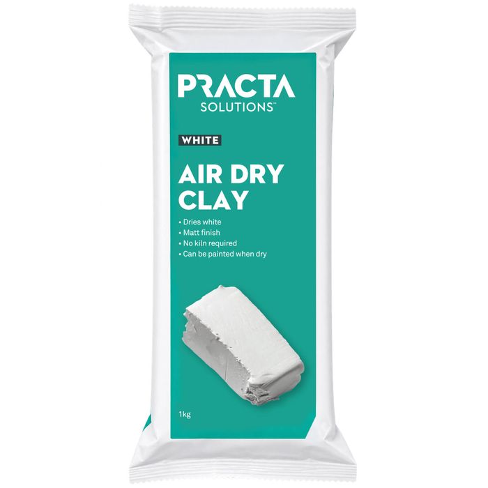 Practa 1kg White Air Drying Clay
