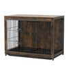 BingoPaw 97.5x59x75.7cm Dog Kennel Heavy-duty Dog Cage Crate Brown