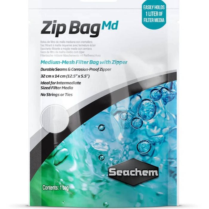 SEACHEM ZIP BAG MD 32 X 14CM