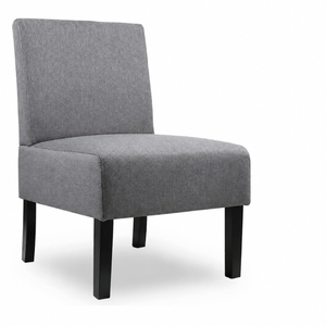 Percy Accent Chair - Dark Grey