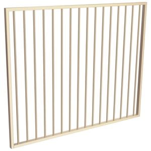 ProtectorAl 1470 x 1200mm Primrose Aluminium Flat Top Garden Gate