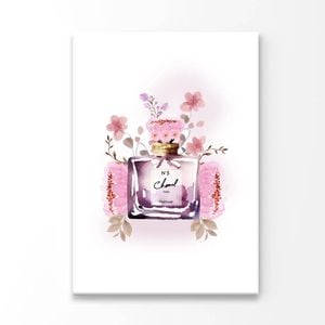 Perfume With Pink Flowers with Flowers  Print 100% Australian Made 90 x 120cm  (Acrylic)