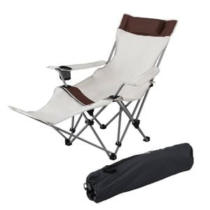 Weisshorn Camping Chair Reclining Adjustable Portable Outdoor Folding Chair