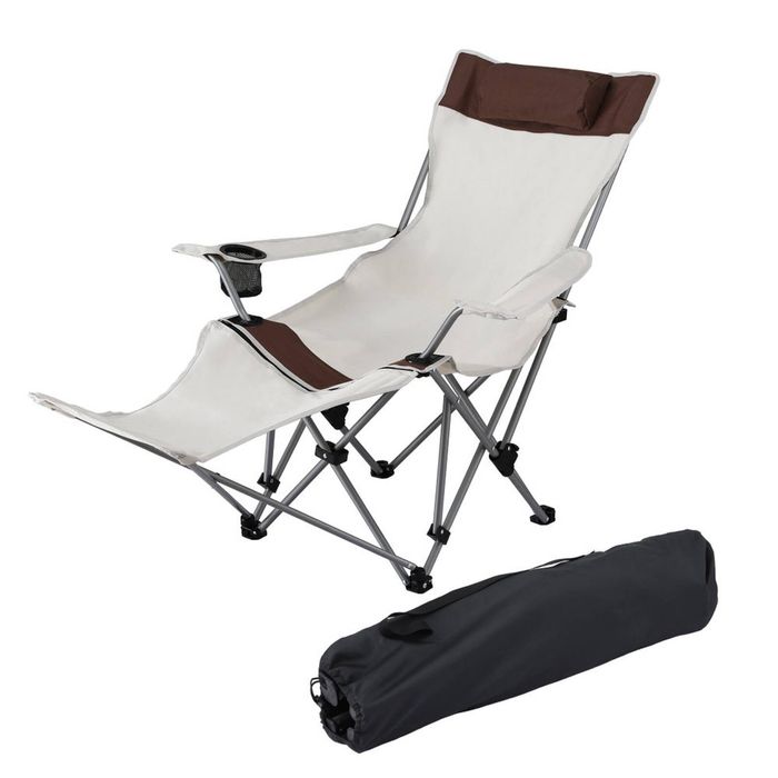 Weisshorn Camping Chair Reclining Adjustable Portable Outdoor Folding Chair