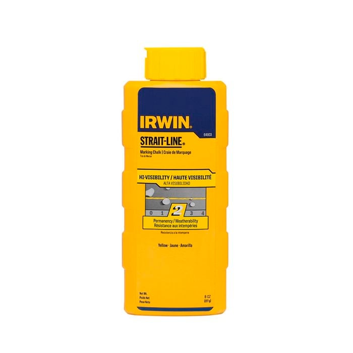 Irwin Strait-line Hi-Vis Fluro Chalk Yellow 227g