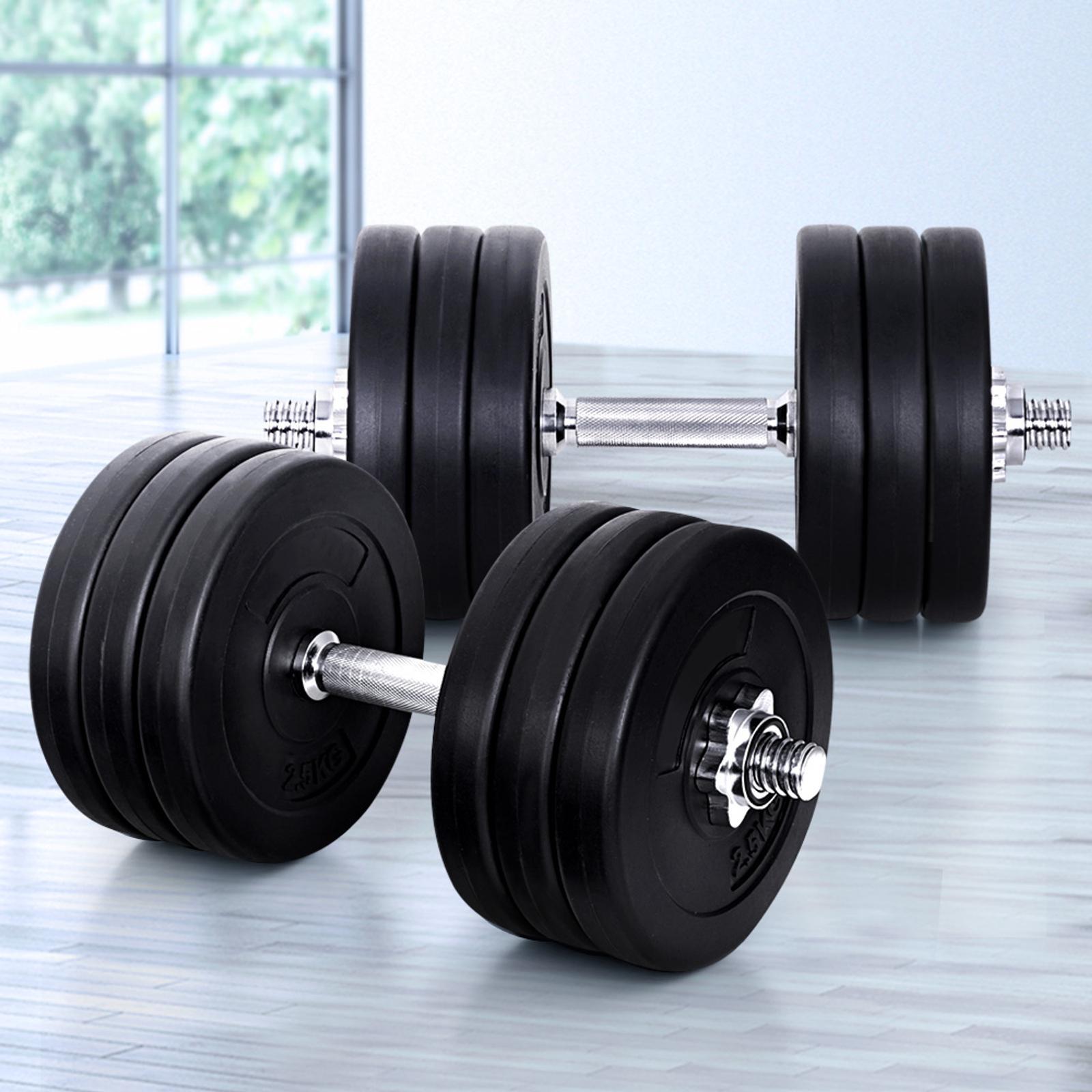 Everfit 35kg Dumbbell Set 45cm Bunnings Australia